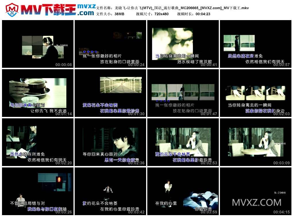龙晓飞-让你去飞(MTV)_国语_流行歌曲_MC206665